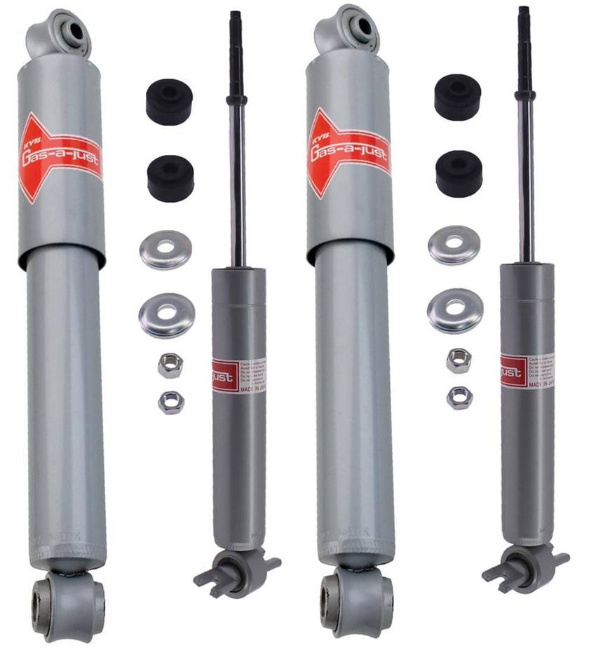 Shock Absorber Kit - Front and Rear (Gas-a-just) - KYB 2889575KIT